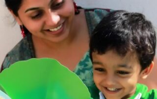 Parent reading to child