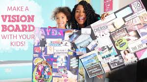 how to create a vision board with your kids