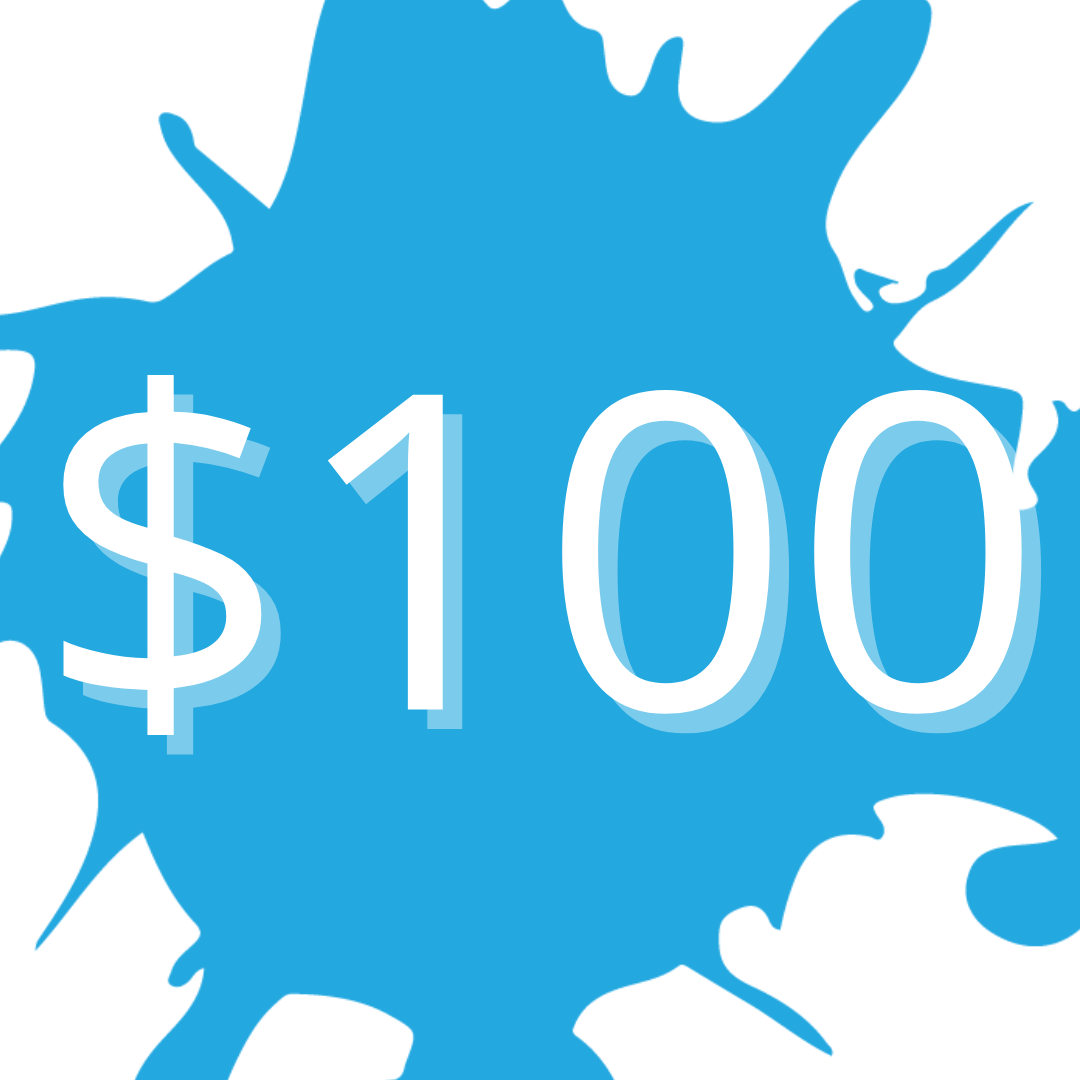 $100